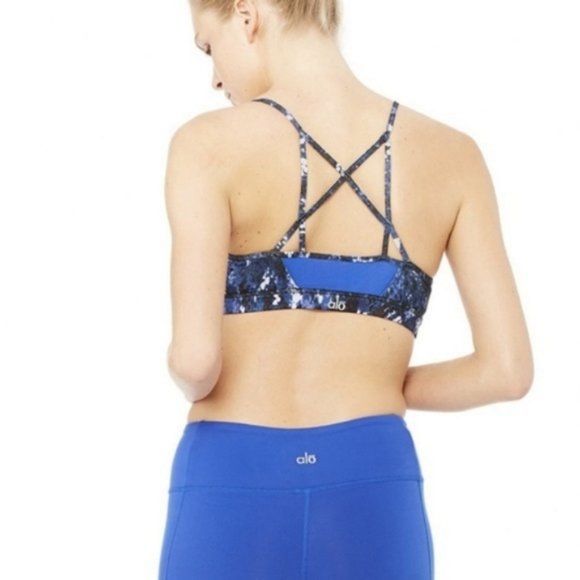 ALO Yoga Other - SALE Alo Yoga Goddess Bra Open Back Python Snake
